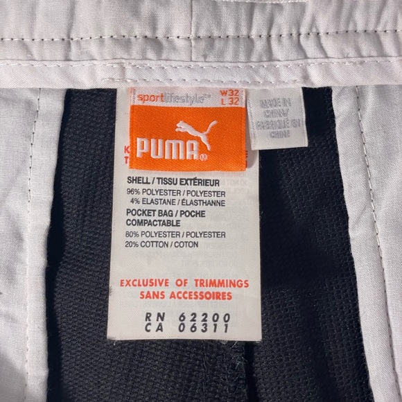Puma Black Golf Pants W32 L32 - Picture 6 of 10